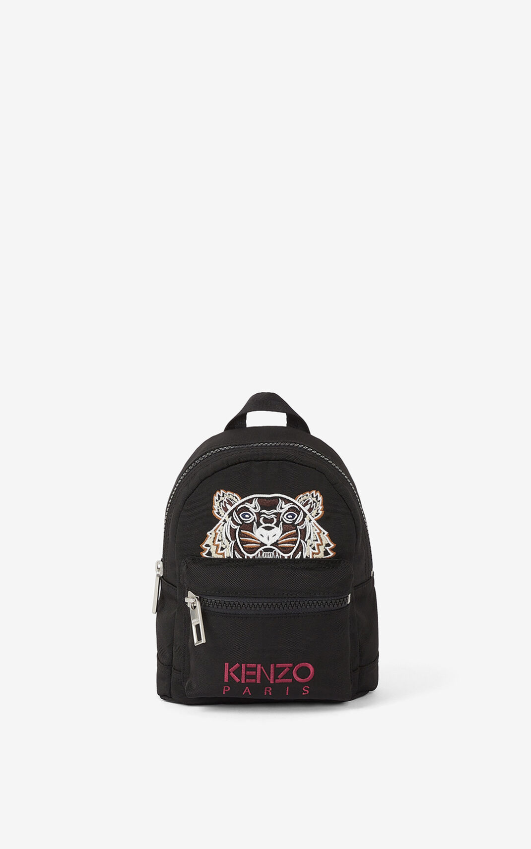 Mochila Kenzo Mini Lona Kampus Tiger Masculino - Pretas | 890NDKHWZ